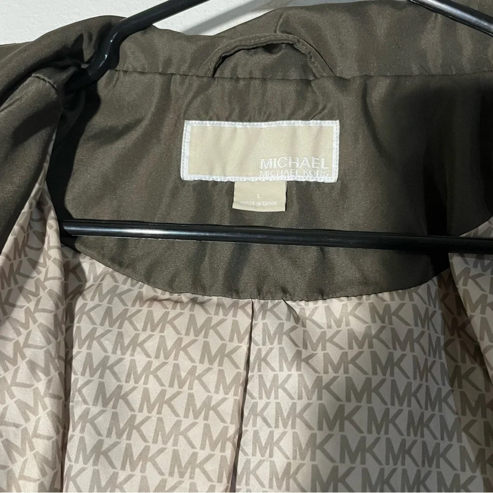 COPY - Michael Kors cinch waist anorak brown coat